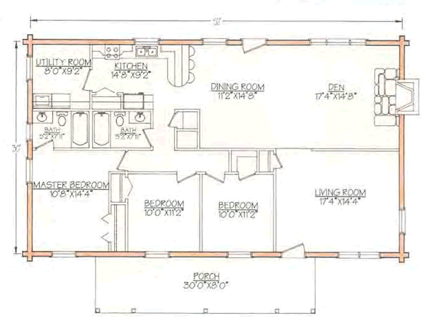 728 Saratoga Floor Plan